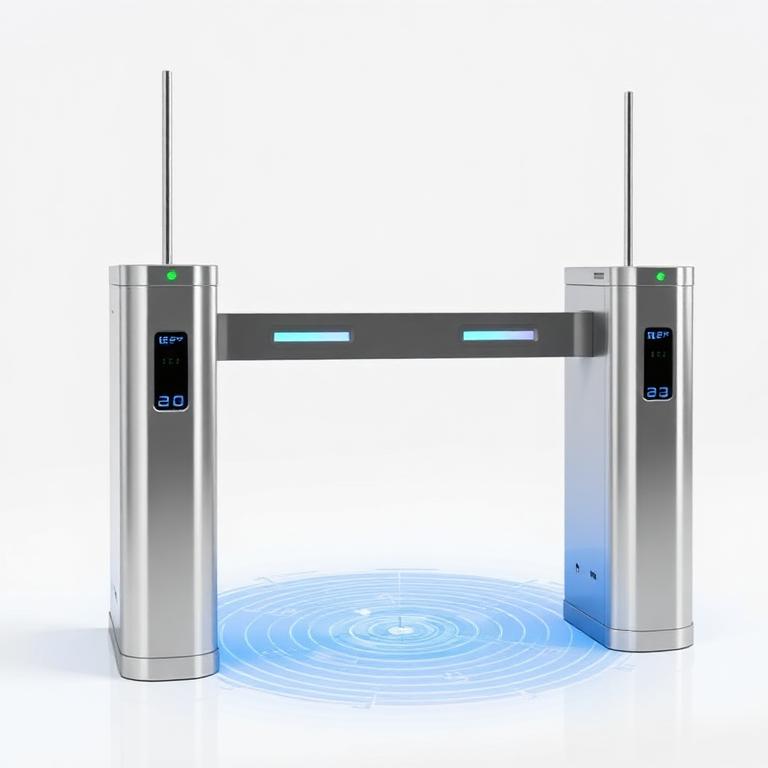 RFID fixed gate with antennas and signal detection